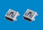 USB 0108-5F/B,MINI USB series